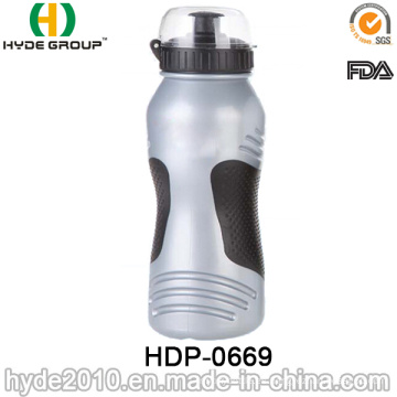 Botella de agua corriente plástica libre de moda 2017 de BPA, botella de agua plástica del deporte del PE (HDP-0669)